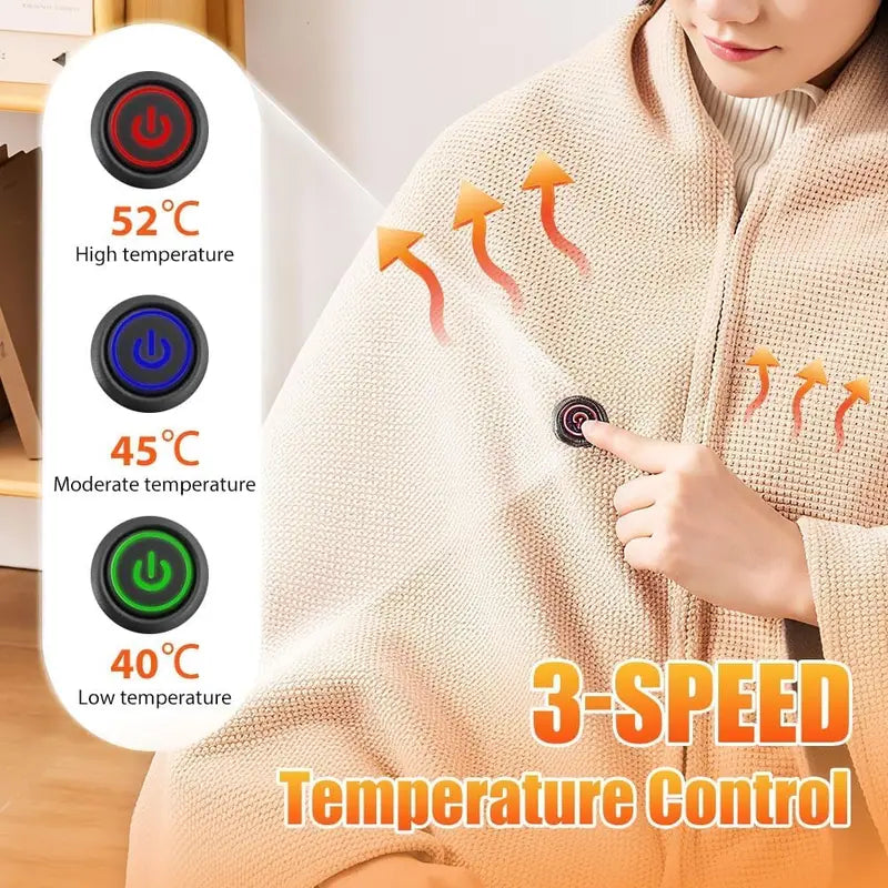LoveAvera Heated Shawl