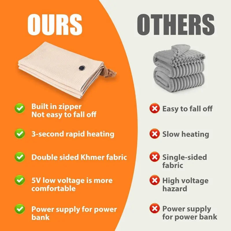 LoveAvera Heated Shawl